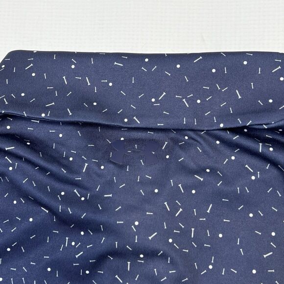 NEW Under Armour Golf Polo Shirt Blue Golf Ball Tee Print UPF 50 $90 Size XL - Picture 11 of 12